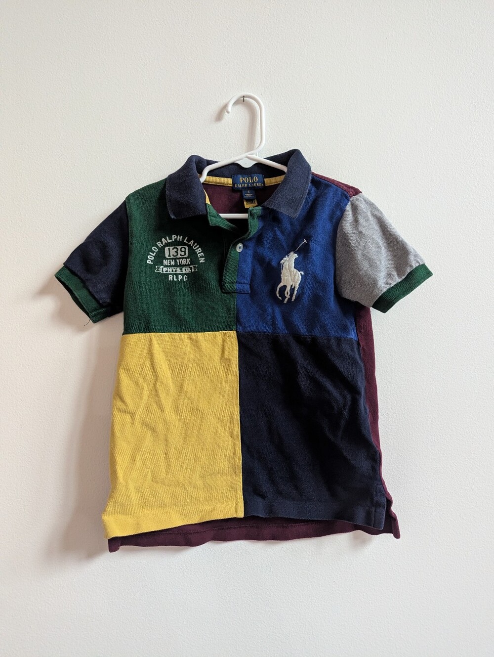 Polo Ralph Lauren Polo 5 Colorblock Short Sleeve Preppy